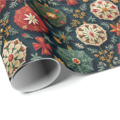 クリスマスラッピング紙 ラッピングペーパー (ロールコーナー)