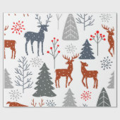 クリスマスラッピング紙 ラッピングペーパー (フラット)