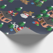 クリスマスラッピング紙 ラッピングペーパー (角)