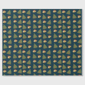 クリスマスラッピング紙 ラッピングペーパー (フラット)