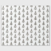 クリスマスラッピング紙 – 木 ラッピングペーパー (フラット)