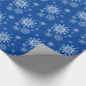 クリスマスラッピング紙 – 雪片 ラッピングペーパー (角)