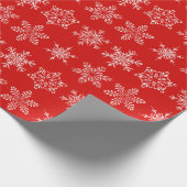 クリスマスラッピング紙 – 雪片 ラッピングペーパー (角)