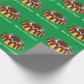 クリスマスラッピ飾ング紙用バントケーキ ラッピングペーパー (角)