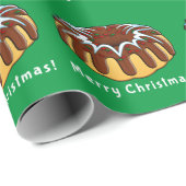 クリスマスラッピ飾ング紙用バントケーキ ラッピングペーパー (ロールコーナー)
