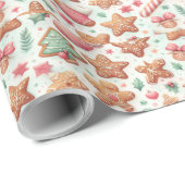 クリスマスラップとフェスティバルのおやつ ラッピングペーパー (ロールコーナー)