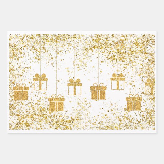 クリスマスラップ ラッピングペーパーシート (正面)