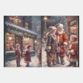 クリスマスラップ ラッピングペーパーシート (正面3)