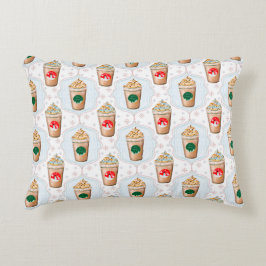 クリスマスラテオージースノーフレークパターン アクセントクッション