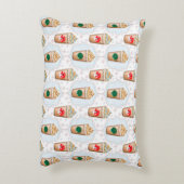 クリスマスラテオージースノーフレークパターン アクセントクッション (裏面(縦))