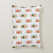 クリスマスラテオージースノーフレークパターン アクセントクッション (正面(垂直))