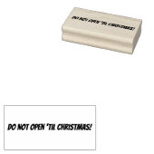 クリスマスラバースタンプまで開かない ラバースタンプ (押印)