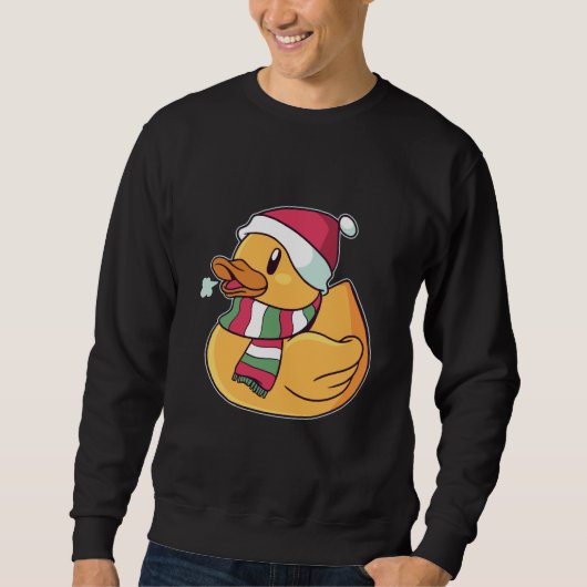 クリスマスラバーダック スウェットシャツ (正面)