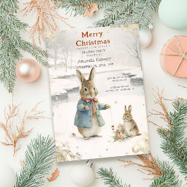 クリスマスラビットピータークラシック 招待状