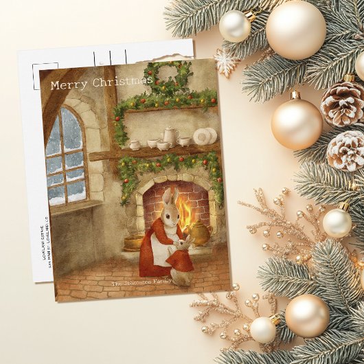 クリスマスラビットピーターヴィンテージポストカード ポストカード