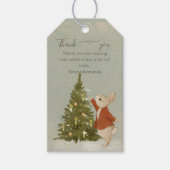 クリスマスラビットピーターヴィンテージ ギフトタグ (正面)