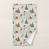 クリスマスラビットピーターヴィンテージ バスタオルセット (ハンドタオル)