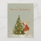 クリスマスラビットピーターヴィンテージ ポストカード (正面)