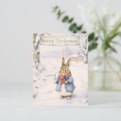 クリスマスラビットピーターヴィンテージ ポストカード (スタンド正面)