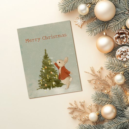 クリスマスラビットピーターヴィンテージ ポストカード