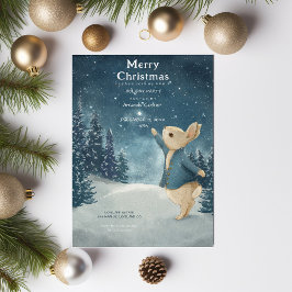 クリスマスラビットピーターヴィンテージ 招待状