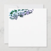 クリスマスラビットフラットカード (裏面)