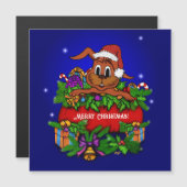 クリスマスラビット磁気カード (正面/裏面)
