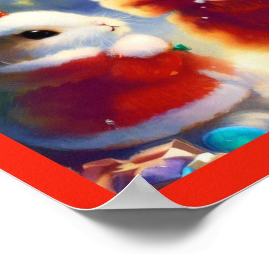 クリスマスラビット3 ポスター (角)