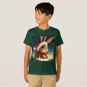 クリスマスラビット4 Tシャツ (正面フル)