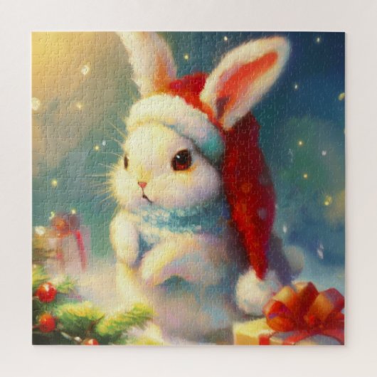 クリスマスラビット(2) ジグソーパズル (縦)