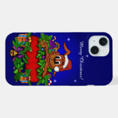 クリスマスラビット iPhoneケース (裏面横)