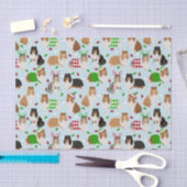 クリスマスラフコリーティッシュペーパー 薄葉紙 (クラフト)