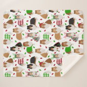 クリスマスラフCollieシェルパブランケット シェルパブランケット (正面(横))