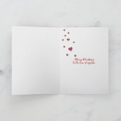 クリスマスラブキャンディーケーンハート カード (内部)