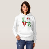 クリスマスラブサンタSwearshirt パーカ (正面フル)