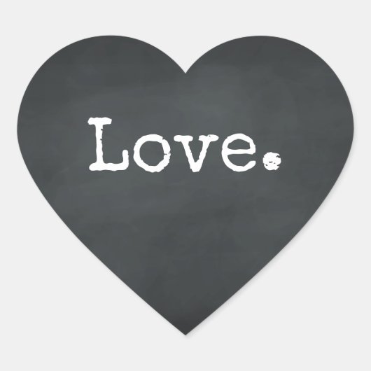 クリスマスラブシャルボード ハートシール (正面)