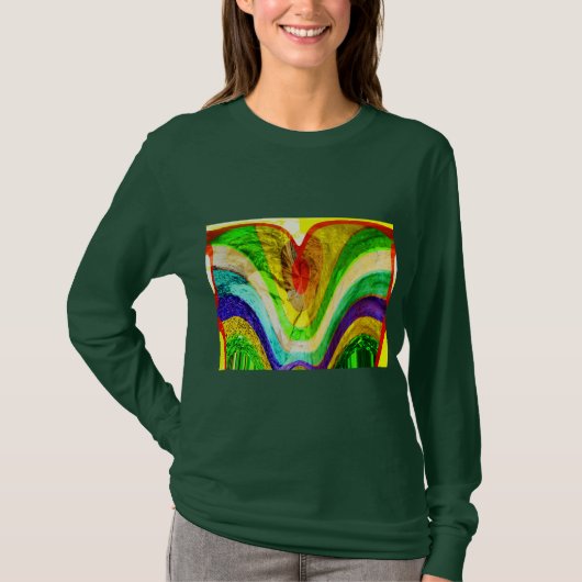 クリスマスラブジェムアートファッション Tシャツ (正面)