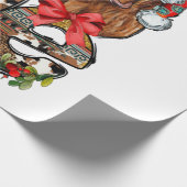 クリスマスラブハイランド牛 ラッピングペーパー (角)