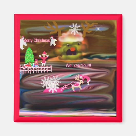 クリスマスラブマグネット マグネット (正面)