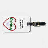 クリスマスラブラゲッジタグ ラゲッジタグ (正面横)