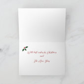 クリスマスラブラドール子犬 シーズンカード (内部)