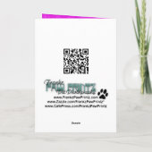 クリスマスラブラドール – デュージャグアンドモカ シーズンカード (裏面)