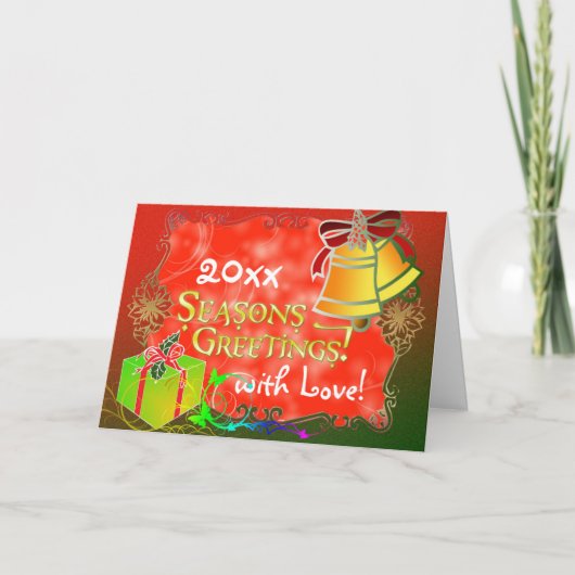 クリスマスラブ2009グリーティングカード シーズンカード (正面)