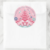 クリスマスラベルのキッチンの天使の道具 ラウンドシール (バッグ)