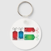 クリスマスラベルキーチェーン キーホルダー (正面)