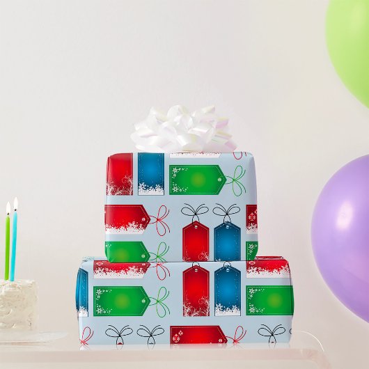 クリスマスラベルラッピング紙 ラッピングペーパー