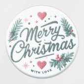 クリスマスラベル、カードのシール、ギフト ラベル (デザイン2)