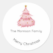 クリスマスラベル、クリスマスシール、ギフト ラウンドシール (正面)