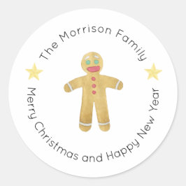 クリスマスラベル、クリスマスシール、ギフト ラウンドシール