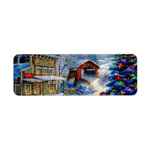 クリスマスラベル ラベル (正面)